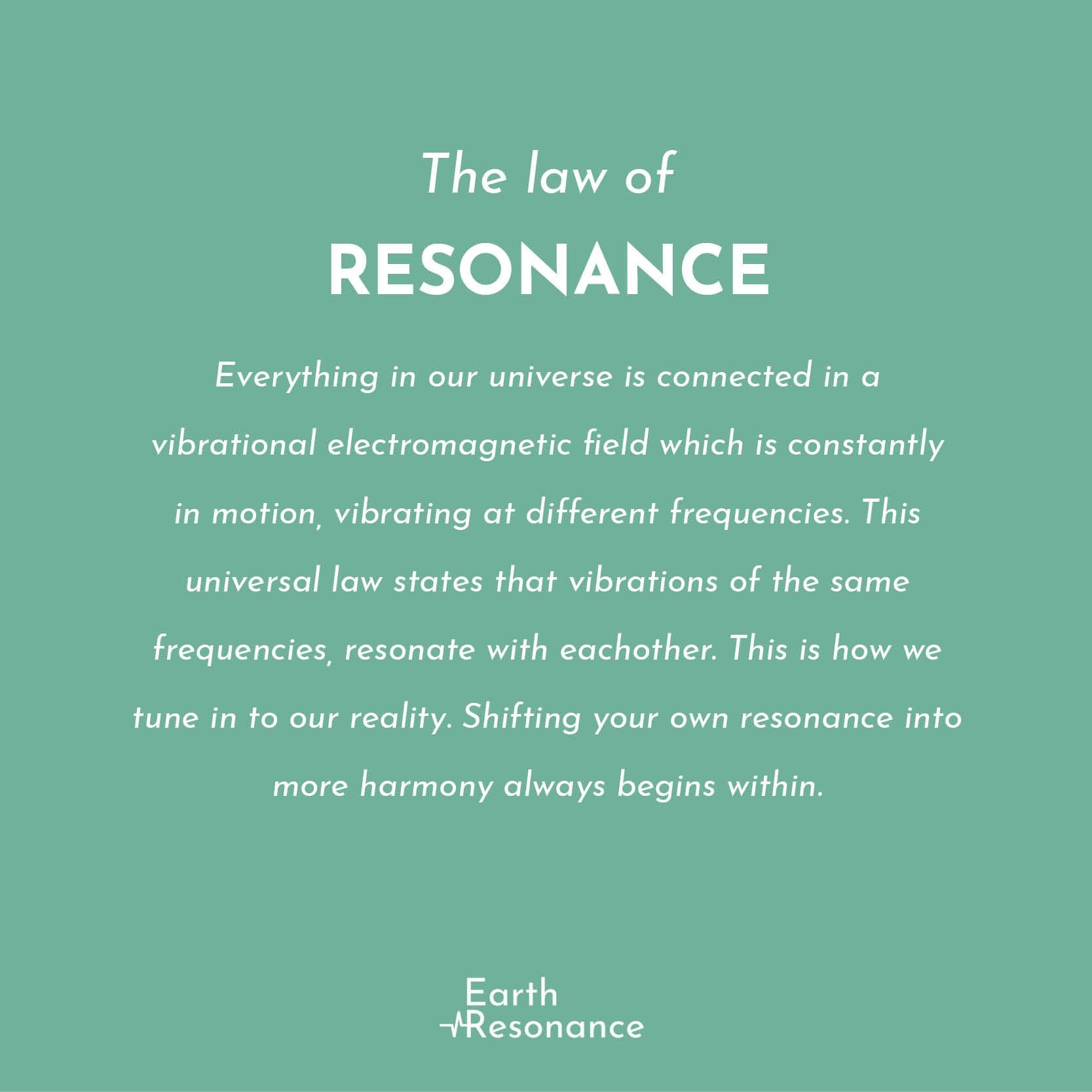 How to raise your body's frequency - Earth Resonance